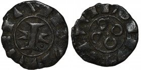 France. Languedoc. Comté de Melgeuil, 12th century. AR Denier (16mm, 0.83g). Boudeau 753; Poye D`Avant 3842. Very Fine.