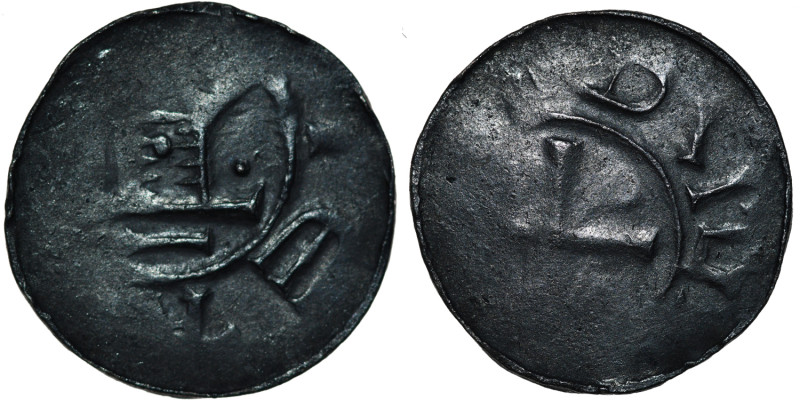 Germany. Saxony. Goslar. Otto III 983-1002. AR Denar (16mm, 1.05g). [+]DIIG[RA+R...