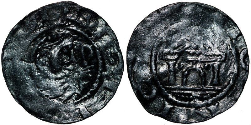 Germany. Mainz. Siegfried I 1060-1084. AR Denar (19mm, 0.81g). Mainz mint. [+ SI...