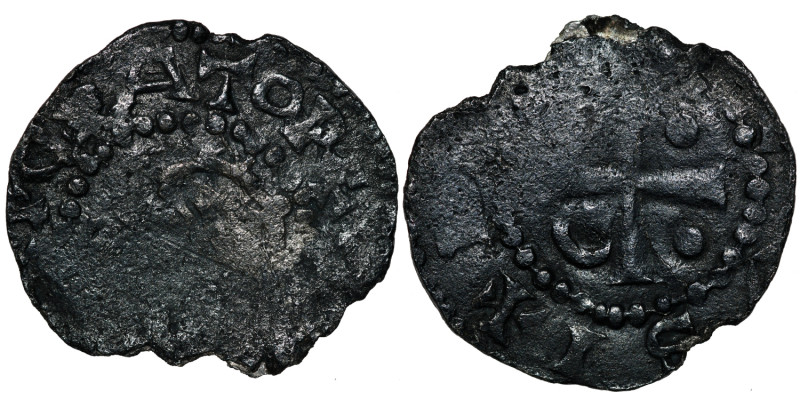 Germany. Worms. Heinrich IV 1056-1105. AR Denar (19mm, 0.79g). [+HEINRICUS IM]PE...