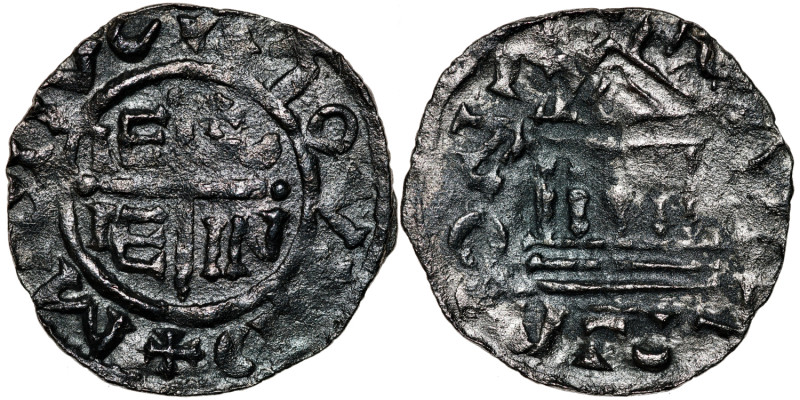 Germany. Bavaria. Konrad II and Heinrich III 1027-1039. AR Denar (20mm, 1.28g). ...
