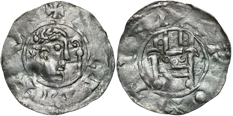 The Netherlands. Tiel. Heinrich IV 1056-1106. AR Denar (19mm, 0.65g). Tiel mint....