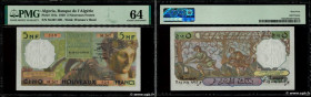 Country : ALGERIA 
Face Value : 5 Nouveaux Francs 
Date : 18 décembre 1959 
Period/Province/Bank : Banque de l'Algérie 
Catalogue reference : P.118a 
...