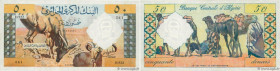 Country : ALGERIA 
Face Value : 50 Dinars 
Date : 01 janvier 1964 
Period/Province/Bank : Banque Centrale d'Algérie 
Catalogue reference : P.124a 
Alp...