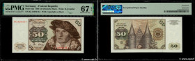 Country : GERMAN FEDERAL REPUBLIC 
Face Value : 50 Deutsche Mark 
Date : 02 janvier 1980 
Period/Province/Bank : Deutsche Bundesbank 
Catalogue refere...