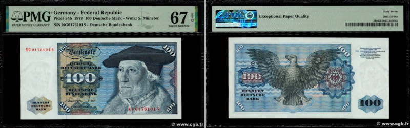 Country : GERMAN FEDERAL REPUBLIC 
Face Value : 100 Deutsche Mark 
Date : 01 jui...