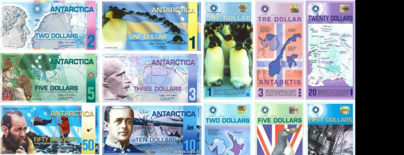 Country : ANTARCTIC 
Face Value : 50 Dollars Lot 
Date : 2008-2010 
Period/Provi...