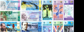 Country : ANTARCTIC 
Face Value : 50 Dollars Lot 
Date : 2008-2010 
Period/Province/Bank : Pays - Régions - Villes 
Commentary : Lot de sept billets 1...