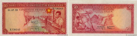 Country : BELGIAN CONGO 
Face Value : 50 Francs 
Date : 01 juillet 1959 
Period/Province/Bank : Banque Centrale du Congo Belge et du Ruanda-Urundi 
Ca...