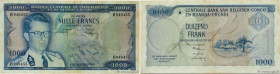 Country : BELGIAN CONGO 
Face Value : 1000 Francs 
Date : 01 septembre 1959 
Period/Province/Bank : Banque Centrale du Congo Belge et du Ruanda-Urundi...