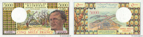 Country : DJIBOUTI 
Face Value : 5000 Francs 
Date : (1979) 
Period/Province/Bank : République - Banque Nationale 
Catalogue reference : P.38d 
Alphab...