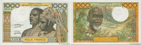 Country : WEST AFRICAN STATES 
Face Value : 1000 Francs 
Date : (1977-1979) 
Period/Province/Bank : B.C.E.A.O. 
Department : Niger 
Catalogue referenc...