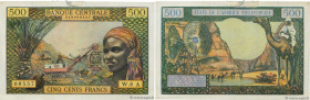 Country : EQUATORIAL AFRICAN STATES (FRENCH) 
Face Value : 500 Francs 
Date : (1963-1965) 
Period/Province/Bank : B.C.E.A.E. 
Department : Tchad 
Cata...