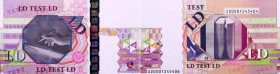Country : EUROPA 
Face Value : Format 20 Euros Test Note 
Date : (2003) 
Period/Province/Bank : BCE 
Department : LD TEST 
Catalogue reference : P.- 
...
