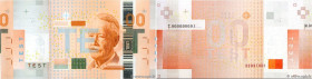 Country : EUROPA 
Face Value : Format 500 Euros Test Note 
Date : (1997) 
Period/Province/Bank : BCE 
Catalogue reference : P.- 
Alphabet - signatures...