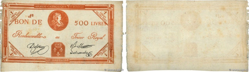 Country : FRANCE 
Face Value : 500 Livres Faux 
Date : (1794) 
Period/Province/B...