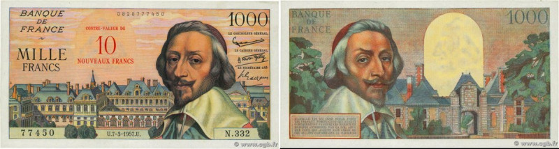 Country : FRANCE 
Face Value : 10 NF sur 1000 Francs RICHELIEU 
Date : 07 mars 1...