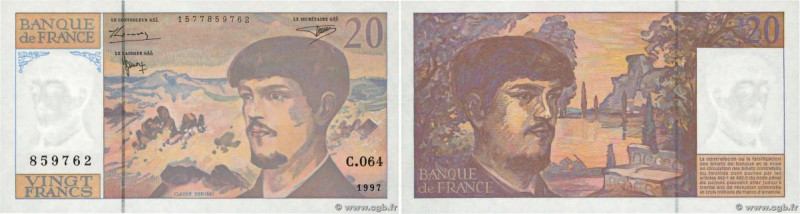 Country : FRANCE 
Face Value : 20 Francs DEBUSSY Modifié 
Date : 1997 
Period/Pr...