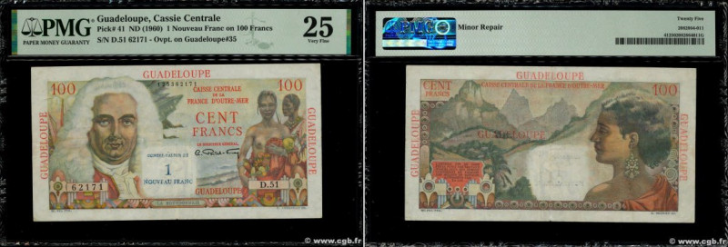 Country : GUADELOUPE 
Face Value : 1 NF sur 100 Francs La Bourdonnais 
Date : (1...