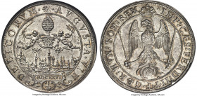 Augsburg. Free City "City View" Taler 1626 MS66 NGC, Augsburg mint, KM27.2, Dav-5024, Forster-182. With the name and titles of Ferdinand III. Variety ...