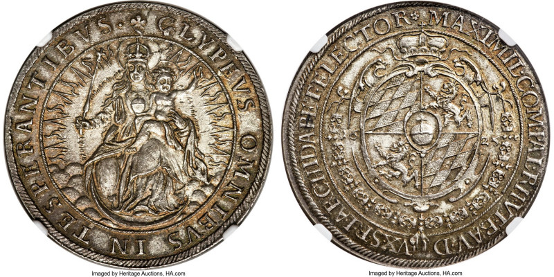 Bavaria. Maximilian I Taler 1625 MS67 NGC, Munich mint, KM194, Dav-6069, Wittels...