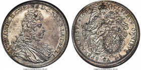 Bavaria. Maximilian II Emanuel "Madonna" Taler 1694 MS64 NGC, Munich mint, KM363.2, Dav-6099A, Wittelsbach-1645, Hahn-199. A more prolific type than w...