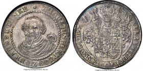 Brunswick-Wolfenbüttel. August II Taler 1653-HS MS63 NGC, Goslar or Zellerfeld mint, KM441, Dav-6351, Knyphausen-7800, Welter-799. An issue whose icon...