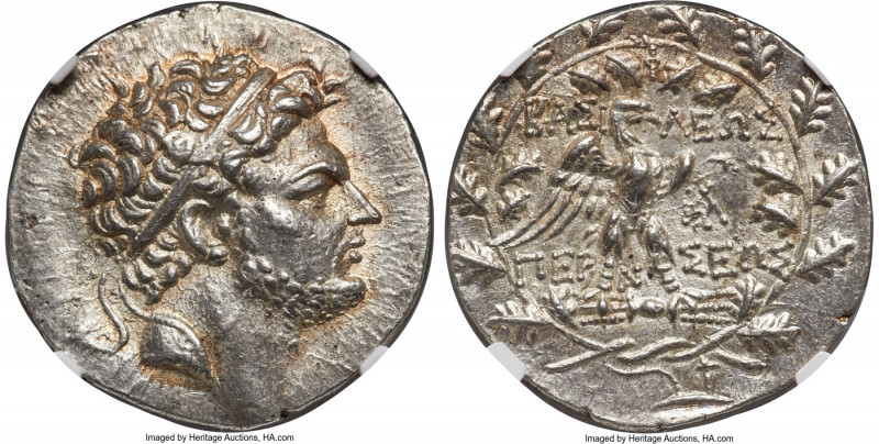 MACEDONIAN KINGDOM. Perseus (179-168 BC). AR tetradrachm (30mm, 15.29 gm, 12h). ...