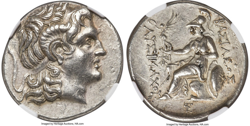 THRACE. Aenus. Ca. 280-250 BC. AR tetradrachm (30mm, 16.64 gm, 5h). NGC Choice X...