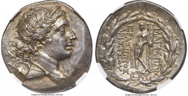 IONIA. Magnesia ad Maeandrum. Ca. mid-2nd century BC. AR tetradrachm (30mm, 17.14 gm, 12h). NGC Choice AU 4/5 - 4/5. Erasippus, son of Aristeus, magis...