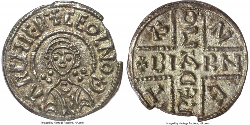 Archbishops of Canterbury. Ceolnoth (833-870) Penny ND (c. 854-864) Chipped NGC,...