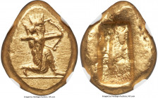 ACHAEMENID PERSIA. Darius I-Xerxes I (ca. 505-480 BC). AV daric (17mm, 8.34 gm). NGC Choice MS S 5/5 - 5/5. Sardes, ca. 505-480 BC. Persian king or he...
