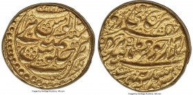 Durrani. Taimur Shah (as Sultan) gold Mohur AH 1196 (1781/1782) (?), Herat mint, KM385 (1190), A-3090 (R), cf. Whitehead-387-389 (different dates). A ...