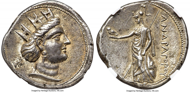 PARTHIAN SATRAPS. Andragoras (ca. mid-3rd century BC). AR tetradrachm (25mm, 16....