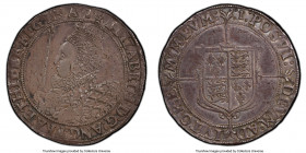 Elizabeth I (1558-1603) Crown ND (1601-1602) XF45 PCGS, Tower mint, "1" mm, Seventh issue, S-2582. 29.84gm. An exciting representative of this highly ...