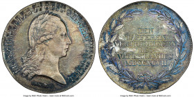 Franz II (I) silver "Tyrolean Defenders" Medal 1797-Dated MS66 NGC, Montenuovo-2309, Julius-3012. 40mm An unlikely conditional survivor of an importan...