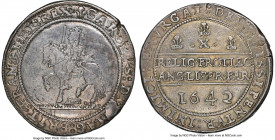 Charles I 1/2 Pound 1642 XF Details (Cleaned) NGC, Shrewsbury mint, Plume mm, S-2924, N-2368. A scarce type from this expansive issue, one rarely comi...