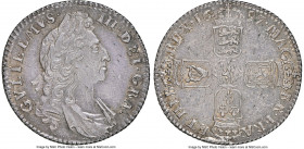 William III Shilling 1697 MS66 NGC, KM485.1, S-3497. First Bust. Of the utmost rarity in terms of the conditional preservation this piece finds itself...