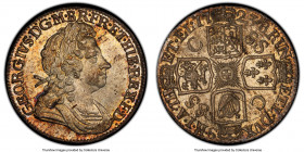 George I "South Sea Company" Shilling 1723-SSC MS65 PCGS, KM359.3. S-3647. First bust S.S.C. variety. C/SS in third quarter. Lustrous argent surfaces ...