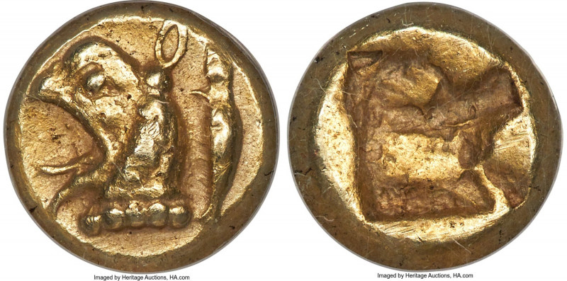 IONIA. Phocaea. Ca. 625-522 BC. EL sixth-stater or hecte (10mm, 2.62 gm). ANACS ...