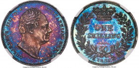 William IV Proof Shilling 1831 PR65 NGC, KM713, S-3835. Plain edge. A spectacular representative from William IV's coronation Proof set. Arguably dese...