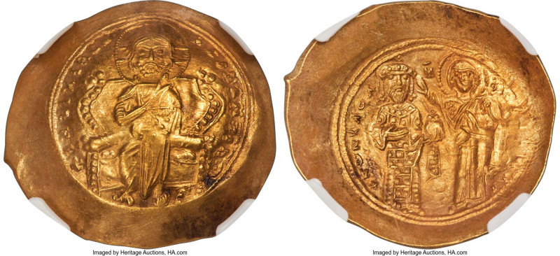 Constantine X Ducas (AD 1059-1067). AV histamenon nomisma (27mm, 4.43 gm, 6h). N...