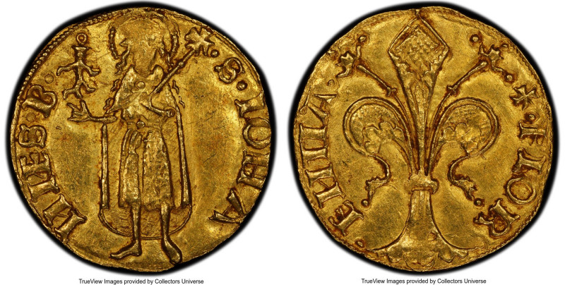 Florence. Republic (1115-1532) gold Florin ND (1422) MS62 PCGS, Fr-275, MIR-22/9...