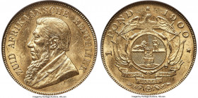 Republic gold Pond 1900 MS63 NGC, KM10.2, Fr-2. A Choice Mint State piece, displaying satin lustrous fields and few contact marks that prevented it fr...