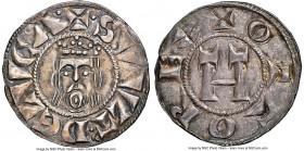 Lucca. Republic (1209-1315) Grosso da 12 Denari ND (c. 1250-1257) AU58 NGC, MIR-119. 1.80gm. With titles of Otto IV. + • OTTO REX •, Otto monogram / +...