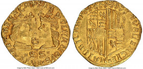Ferdinand II gold Ducat (Principat) ND (1479-1516) AU55 NGC, Valencia mint, Cal-118, Cay-2887. 3.49gm. A precisely struck specimen from the scarce Val...
