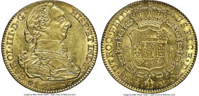 Charles III gold 4 Escudos 1788 M-M MS64 NGC, Madrid mint, KM418.1a, Cal-1795. The final year of issue for Charles III, with Madrid-minted specimens a...