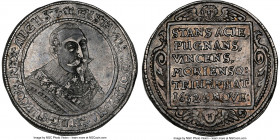 Gustav II Adolf Medallic Piefort 1/2 Riksdaler 1632-Dated AU55 NGC, Hildebrand-I-pg. 189, 183. 14.55gm. A Piefort issue struck honoring the Death of S...