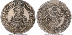 Christina 1/4 Riksdaler 1640 AU Details (Mount Removed, Tooled) NGC, KM180, AAH-34. A captivating specimen, exhibiting subtle gunmetal toning that acc...