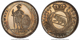 Bern. Canton Frank 1811 MS67 PCGS, KM174. Tied for the highest position on PCGS' census, a superbly Prooflike specimen boasting outstandingly sharp de...
